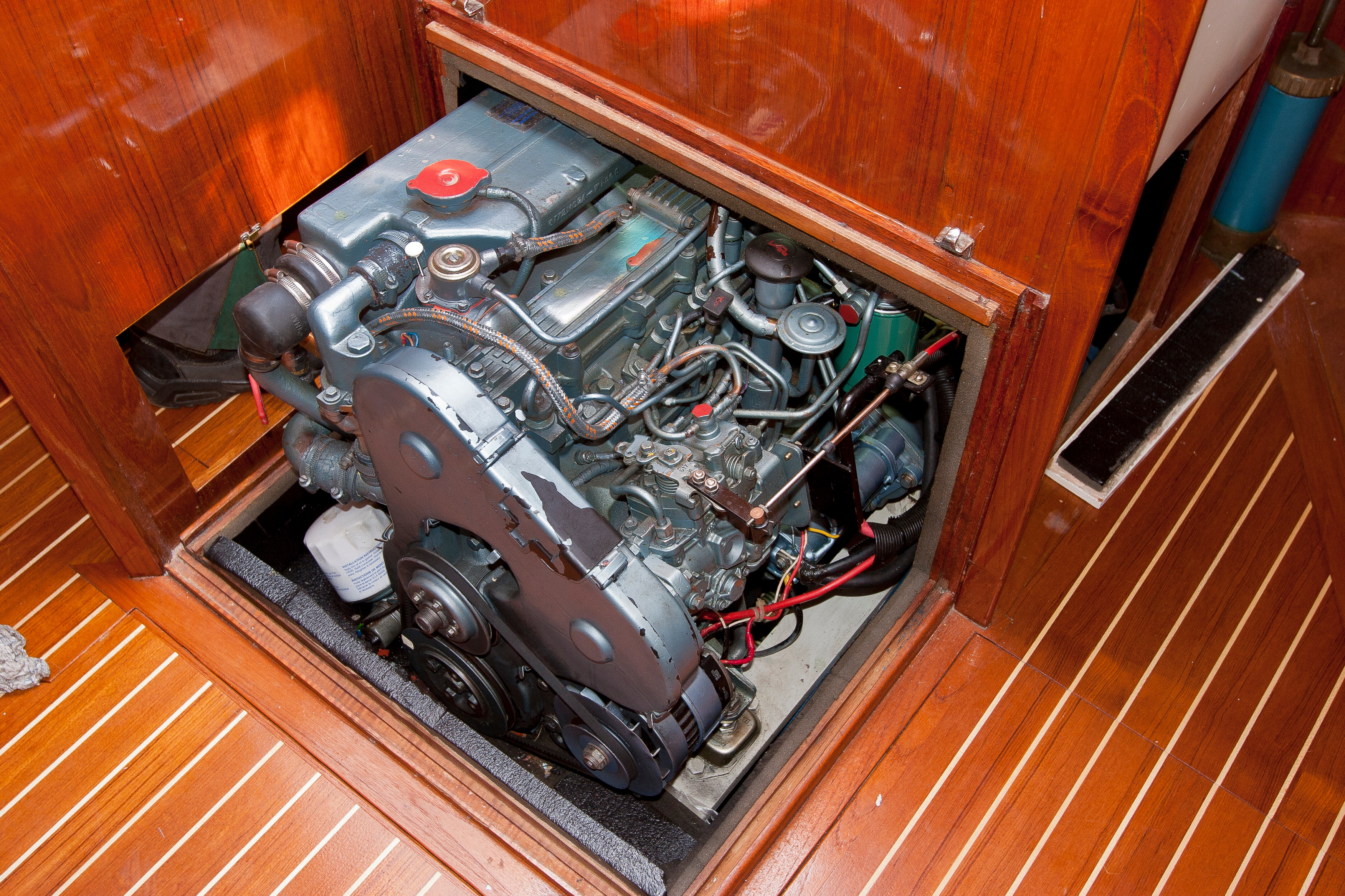 Part of a boat - Inboard motor
